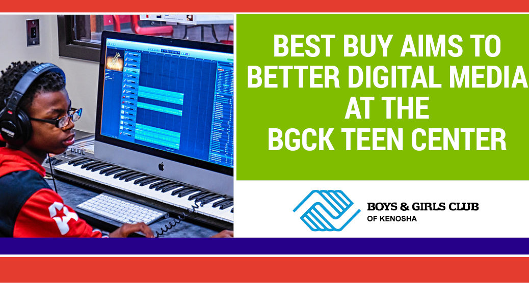 Best Buy Aims to Better Digital Media at the Boys & Girls Club of Kenosha Teen Center Boys