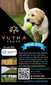Yutka Fence Boys And Girls Club Of Kenosha
