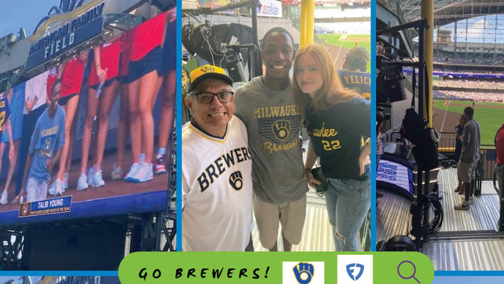 Talib At Brewers Game